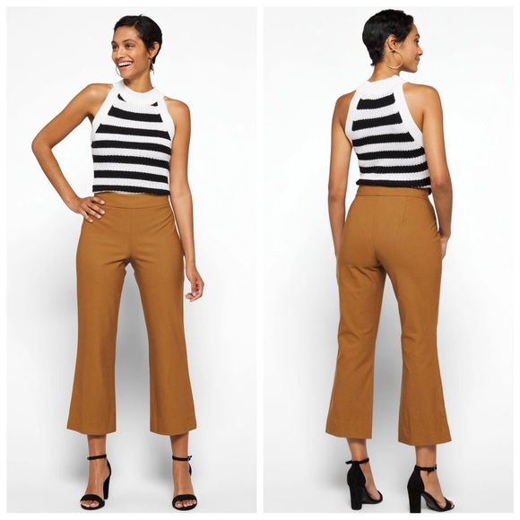 Vince Kick Flare Cropped Pant in Toffee NWT - Picture 9 of 10